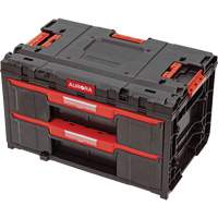 Boîte &agrave; outils &agrave; 2 tiroirs Arx, 23-1/10" x 15" x 13-2/5', Noir Sidevic Inc.