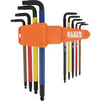 Jeu de cl&eacute; hex de style L extra longues et chromocod&eacute;es avec support, 9 mcx, Imp&eacute;rial Sidevic Inc.