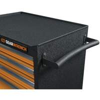 Armoire roulante pour outils s&eacute;rie GSX, 6 tiroirs, 36" la x 18-1/5" p x 37-2/5" h, Noir/Orange Sidevic Inc.