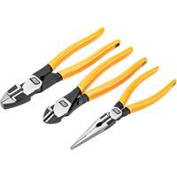 PITBULL Dipped Handle Electrician's Plier Set, 3 Pieces Sidevic Inc.