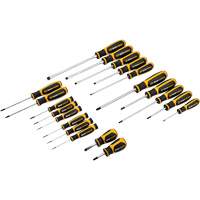Jeu de tournevis bimat&eacute;riau &agrave; fente, Phillips, Torx, 20 mcx. Sidevic Inc.