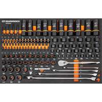 97-Piece Bolt Biter Mechanics Tool Set in Foam Storage Tray Sidevic Inc.
