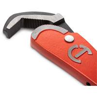 Self-Adjusting Steel Pipe Wrench, 2-1/2" Jaw Capacity, 16" Long, Powder Coated Finish, Non-Ergonomic Handle Sidevic Inc.