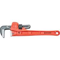 SLIM JAW Pipe Wrench, 1-9/10" Jaw Capacity, 10" Long, Powder Coated Finish, Non-Ergonomic Handle Sidevic Inc.