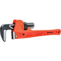 SLIM JAW Pipe Wrench, 1-9/10" Jaw Capacity, 10" Long, Powder Coated Finish, Non-Ergonomic Handle Sidevic Inc.