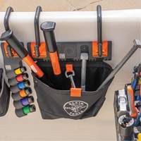 Bucket Work CentreS-Hook Hardware Pouch Module, Nylon, 1 Pockets, Black/Orange Sidevic Inc.