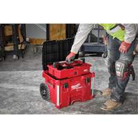 PACKOUT Rolling Tool Box, 18" x 22" x 19-1/2", Black/Red Sidevic Inc.