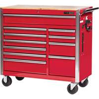 PRC4211 Armoire roulante de s&eacute;rie Pro, 11 tiroirs, 42" la x 18" p x Rouge Sidevic Inc.