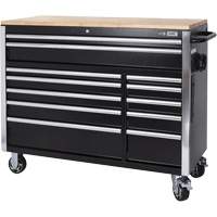 HDRC5212 Armoire mobile de s&eacute;rie HD, 12 tiroirs, 51-1/4" la x 21" p x 40-3/10" h, Noir Sidevic Inc.