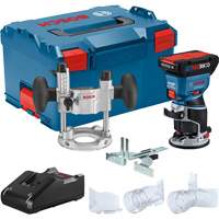Brushless Colt Palm Router Kit with CORE18V&reg; 4 Ah Advanced Power Battery & Plunge Base Sidevic Inc.