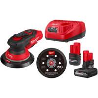 M12 FUEL 6" Random Orbital Sander Kit, 6" Sand Paper, 12 V Sidevic Inc.
