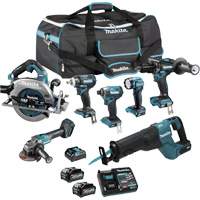 XGT Brushless 7-Tool Combo Kit, Lithium-Ion, 40 V Sidevic Inc.