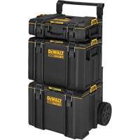 TOUGHSYSTEM&reg; 2.0 Rolling Tower, 24" x 20-2/5" x 34-1/2", Black/Yellow Sidevic Inc.