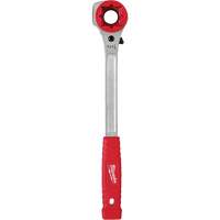 Lineman's High-Leverage Ratcheting Wrench with Milled Strike Face, 3/4"/1"/1-1/8" Drive, Ergonomic Handle Sidevic Inc.