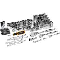 1/4", 3/8”, & 1/2" Drive 90T SAE/MM Mechanics Hand Tool Set Sidevic Inc.