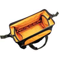Professional 20" Tool Bag, Nylon, 33 Pockets, Black/Orange Sidevic Inc.