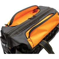 Professional 20" Tool Bag, Nylon, 33 Pockets, Black/Orange Sidevic Inc.