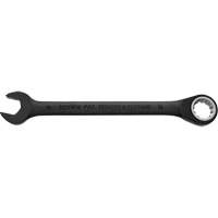 Metric Spline Combination Reversible Ratcheting Wrench, Black/Chrome Finish Sidevic Inc.