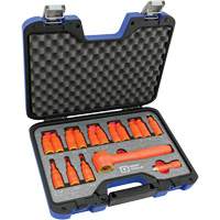 3/8" Drive SAE & Metric Hex Bit Insulated Socket and Attachment Set, 1000 V, 16 Pcs Sidevic Inc.