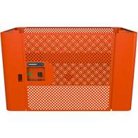 RAILWORKS Mesh Security Panel Single Door Lockable Storage Sidevic Inc.