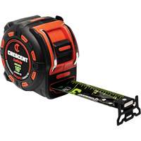 Shockforce NITE EYE Magnetic Tape Measure, 1-1/4" x 16', SAE Graduations Sidevic Inc.