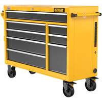 Postes de travail industriel mobile, 8 tiroirs, 52" la x Jaune Sidevic Inc.