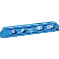 TRUE BLUE&reg; Die Cast Torpedo Level, 8" L, Aluminum, 4 Vials, Magnetic Sidevic Inc.