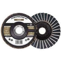 POWERBLEND NF Flap Disc, 5" x 7/8", Type 29, Z60 Grit, Zirconia Alumina Sidevic Inc.
