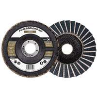 POWERBLEND NF Flap Disc, 4-1/2" x 7/8", Type 29, Z60 Grit, Zirconia Alumina Sidevic Inc.