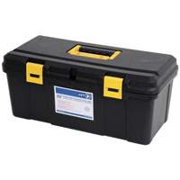 JPTB-22 Plastic Hand Tool Box, 22" W x 10-1/4" D x 9-1/2" H, Black Sidevic Inc.