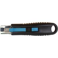 Standard-Duty Retractable Safety Knife, Stainless Steel, Rubber Handle Sidevic Inc.