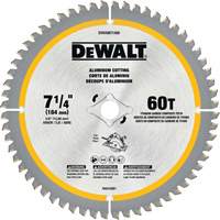 Tungsten Carbide-Tipped Steel Circular Saw Blade, 7-1/4", 60 Teeth, Non-Ferrous Use Sidevic Inc.