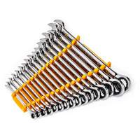 90-Tooth 12 Point Wrench Set, Ratcheting Combination, 16 Pieces, Metric Sidevic Inc.