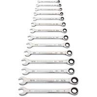 90-Tooth 12 Point SAE Wrench Set, Ratcheting Combination, 14 Pieces, Imperial Sidevic Inc.