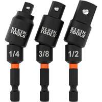 Swivel Impact Driver Socket Adapter Set, 1/4" Drive Size, Ball, 2-17/20" L Sidevic Inc.