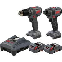 Ensemble d'outils compacts sans fil perceuse & tournevis, Lithium-ion, 20 V Sidevic Inc.