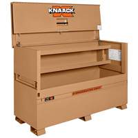 Model 90 Piano Box with Padlock, 72" W x 30" D x 49" H, Tan Sidevic Inc.