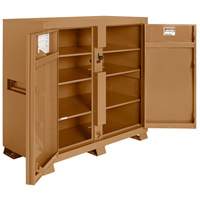 Model 139 Jobsite Cabinet with Padlock, Steel, 59.4 Cubic Feet, Tan Sidevic Inc.