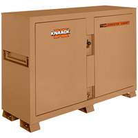 Model 129 Bin Storage Cabinet with Padlock, Steel, 48 Cubic Feet, Tan Sidevic Inc.