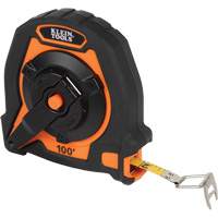Closed Reel Long Tape Measure, 10 mm x 100', Imperial Graduations Sidevic Inc.