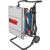 Jobsite Table Saw with Gravity-Rise Wheeled Stand, 120 V, 15 A, 3800 RPM Sidevic Inc.