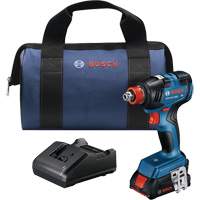 Ensemble visseuse/cl&eacute; &agrave; chocs 2-en-1 pour embouts et douilles, 1/2", 1800 lb-po Couple max., 18 V, Lithium-ion Sidevic Inc.