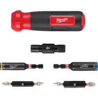 Tournevis multi-usage 8-en-1 avec embouts et tourne-&eacute;crous &agrave; chocs SHOCKWAVE, 8-1/3" lo, Prise Coussin&eacute;e Sidevic Inc.