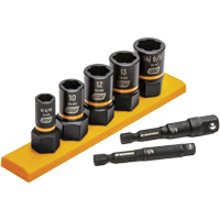 Jeu de douilles d'extraction m&eacute;trique Bolt Biter, 7 Mcx, Chocs, Prise de 1/4"/3/8" Sidevic Inc.