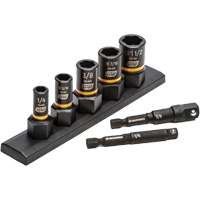 Jeu de douilles d'extraction SAE Bolt Biter, 7 Mcx, Chocs, Prise de 1/4"/3/8" Sidevic Inc.