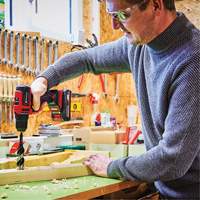 Cordless Drill/Driver Kit, Lithium-Ion, 18 V, 3/8" Chuck, 354 in-lbs Torque Sidevic Inc.