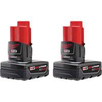 M12 REDLITHIUM XC4.0 Batteries, Lithium-Ion, 12 V, 4 Ah Sidevic Inc.