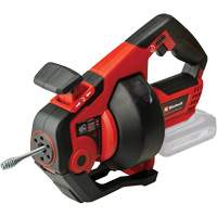 TE-DA 18/760 Li 18V Cordless Drain Auger (Tool Only), Powered, 25' Cable Length, 1/4" Cable Diameter Sidevic Inc.