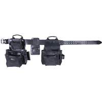 Ensemble de tabliers robustes Phantom 4 morceaux, Cuir, Noir Sidevic Inc.
