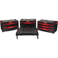 4-Piece Arx&reg; Dolly with Swivel Casters Set, 23-1/10" x 15" x 22-1/2", Black Sidevic Inc.